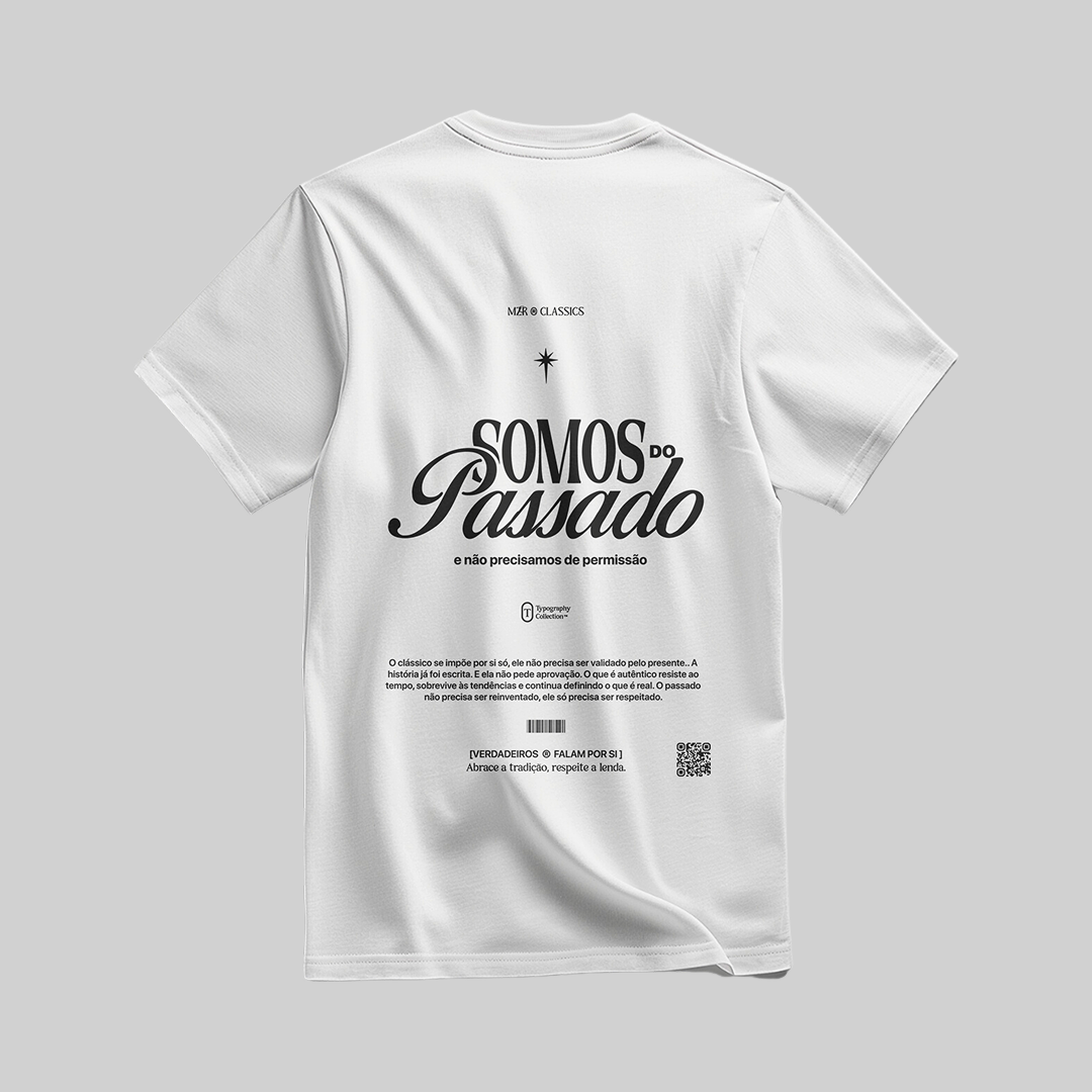 CAMISETA SOMOS DO PASSADO